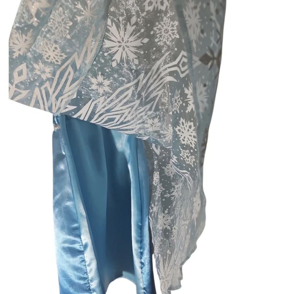 Disney Frozen Ice Queen Costume Blue White Disney Fantasy Costume Kids 4-6X